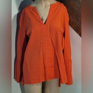 Festive and bright long sleeve top by Ann Taylor Factory. Size Medium.